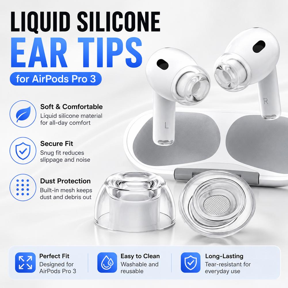 Silicone Eartips For Apple Air - Earphone Foam Tip incelemesi ve fiyatı