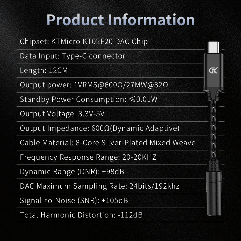 GK X1 Earphone Adapter Type-C  - Usb C Earphone incelemesi ve fiyatı