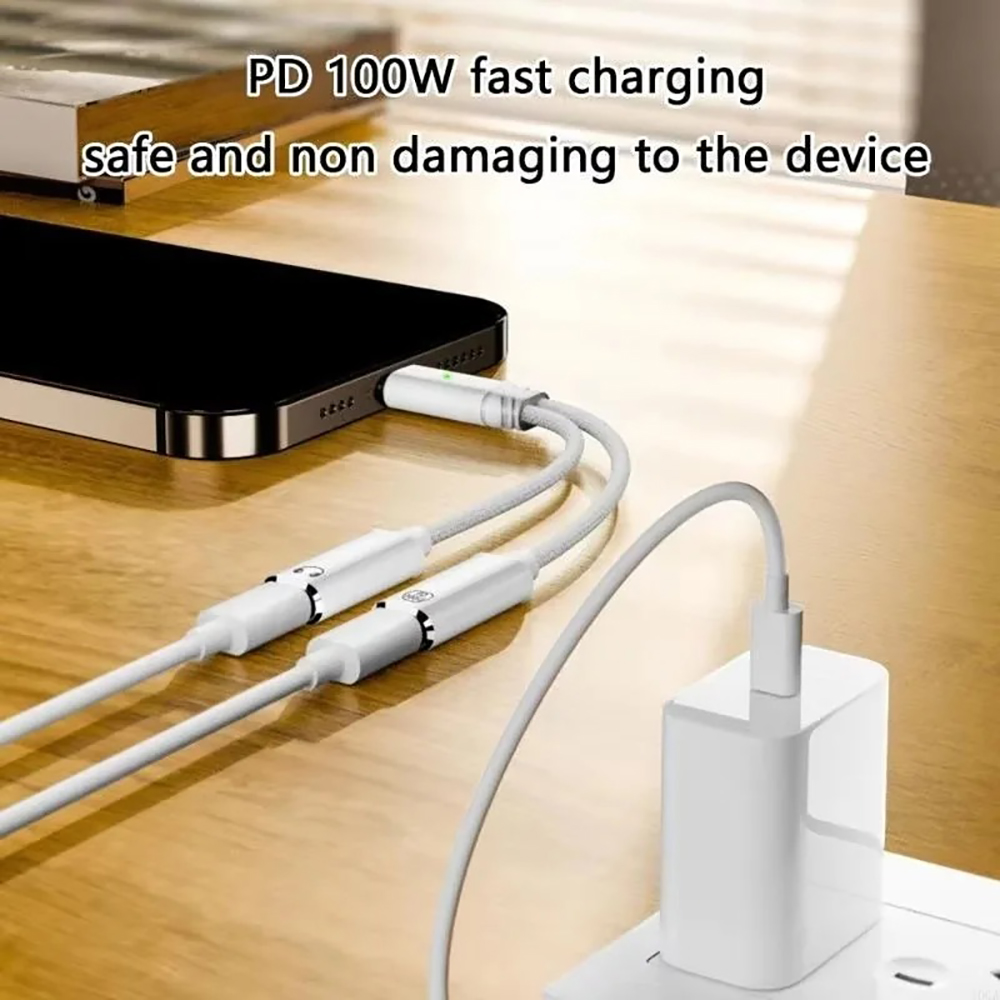USB C Splitter 2 in 1 Headphon - Earphone Splitter Jack incelemesi ve fiyatı