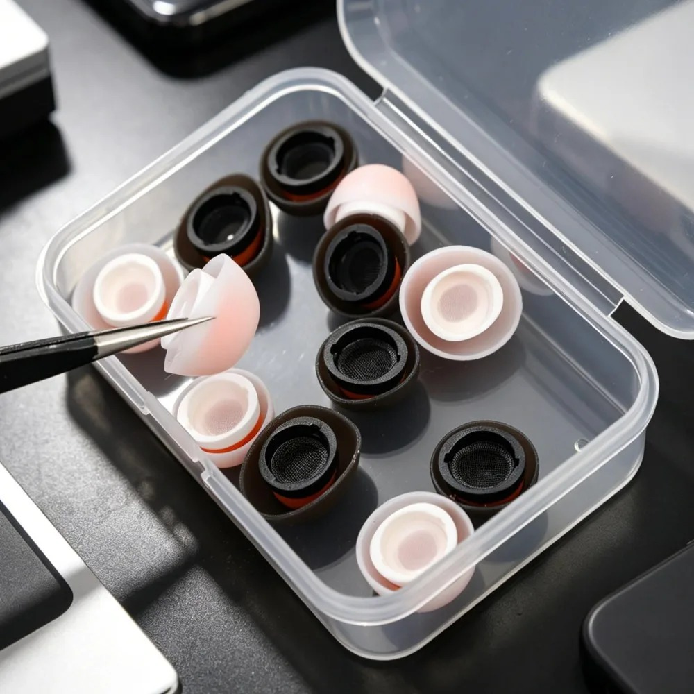 1Box 3Pairs Silicone Ear Plugs - Silicone Ear Tip Replacement incelemesi ve fiyatı