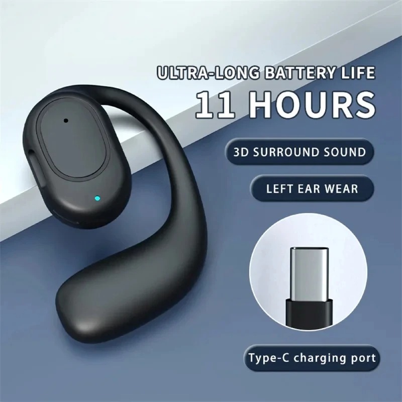 Wireless One Ear Hook Headphon - Bluetooth Headset On Ear incelemesi ve fiyatı