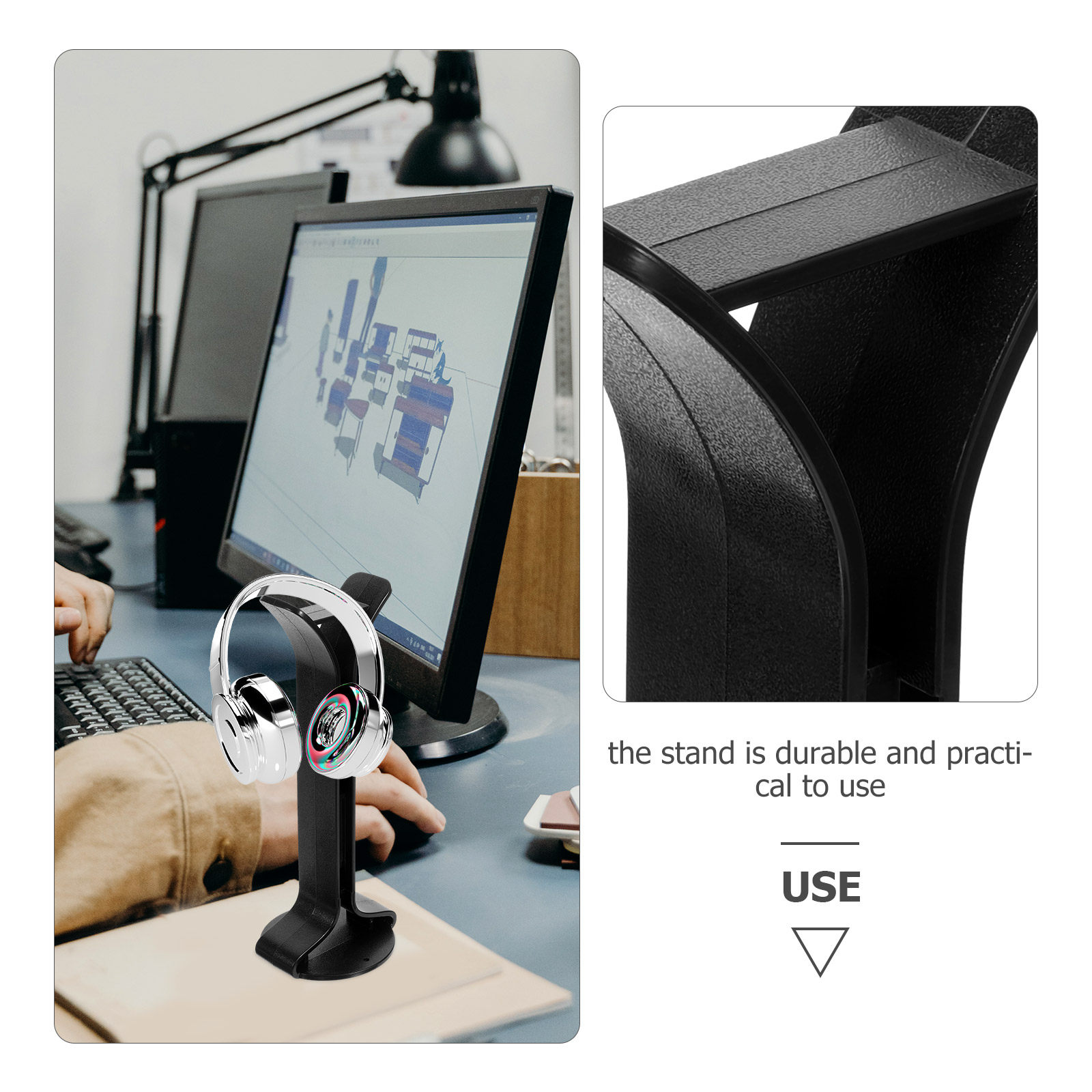Sturdy Headphone Stand Headset - Headphone Stand Desk incelemesi ve fiyatı