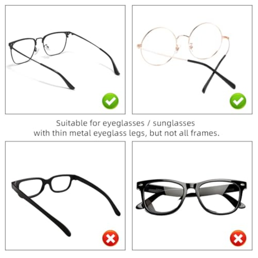 8 Pairs Eyeglass End Tips Ear  - Silicone Ear Tip Replacement incelemesi ve fiyatı