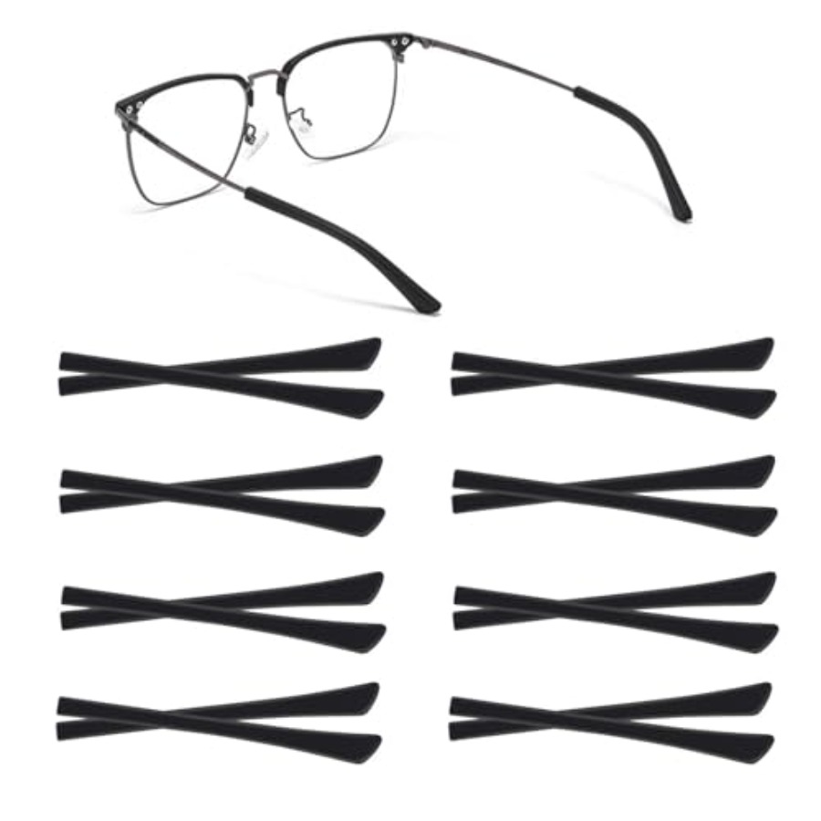 8 Pairs Eyeglass End Tips Ear  - Silicone Ear Tip Replacement incelemesi ve fiyatı