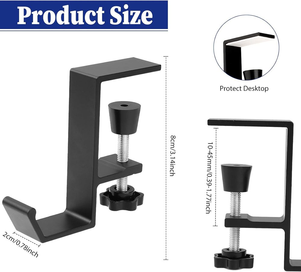 Aluminum Alloy Headphone Hook  - Headphone Stand Desk incelemesi ve fiyatı