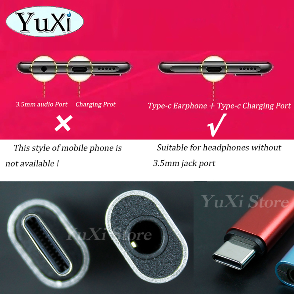 1Pc Type-C to 3.5mm Earphone A - Cable Extension 3.5 incelemesi ve fiyatı