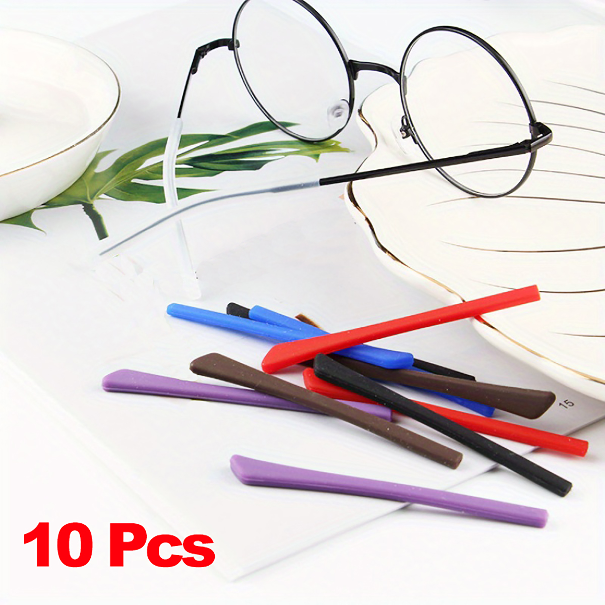 10pcs Eyeglass Replacement Tem - Silicone Ear Tip Replacement incelemesi ve fiyatı
