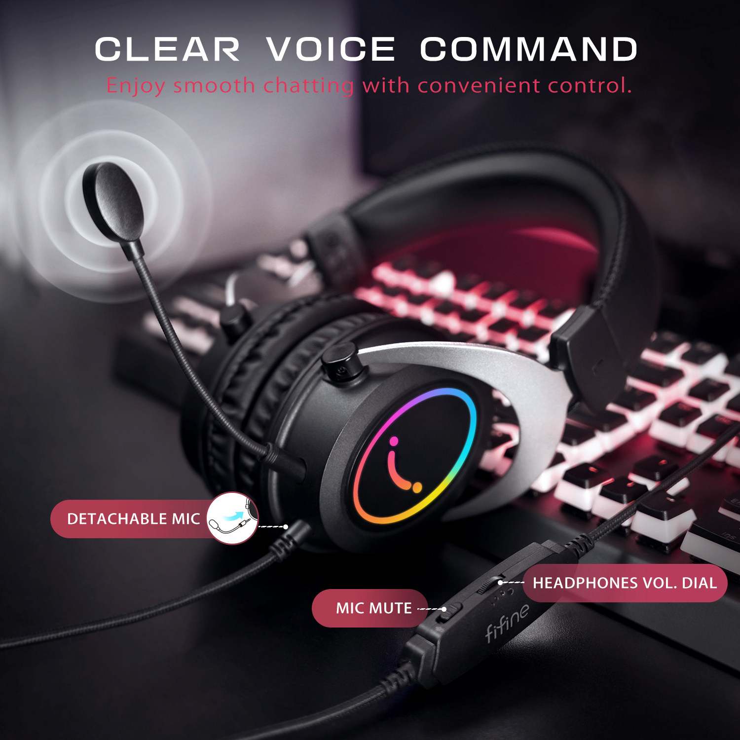 FIFINE Gaming Headpset with Dy - Gaming Headset Rgb incelemesi ve fiyatı