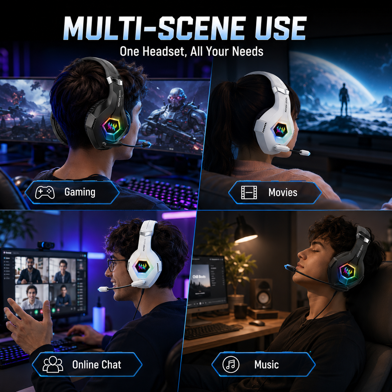 GS450 Wired Gaming Headset RGB - Gaming Headset Rgb incelemesi ve fiyatı