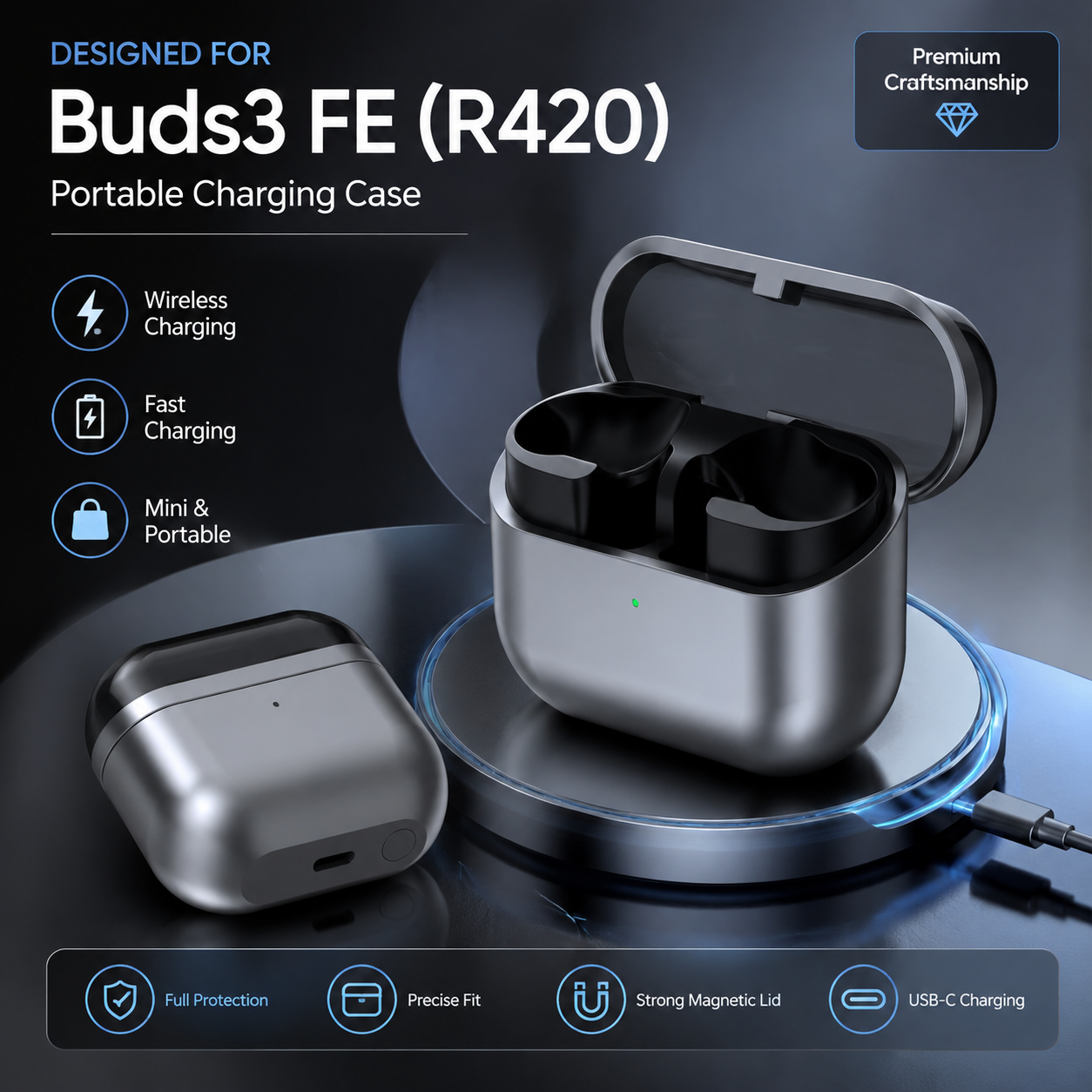 Replacement Charging Case For  - Earbuds Charging Case incelemesi ve fiyatı