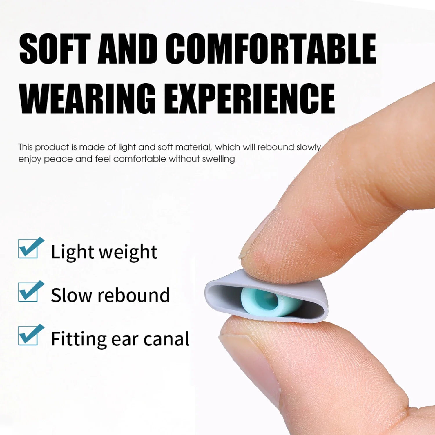 Noise Cancelling Earbuds Soft  - Silicone Ear Tip Replacement incelemesi ve fiyatı