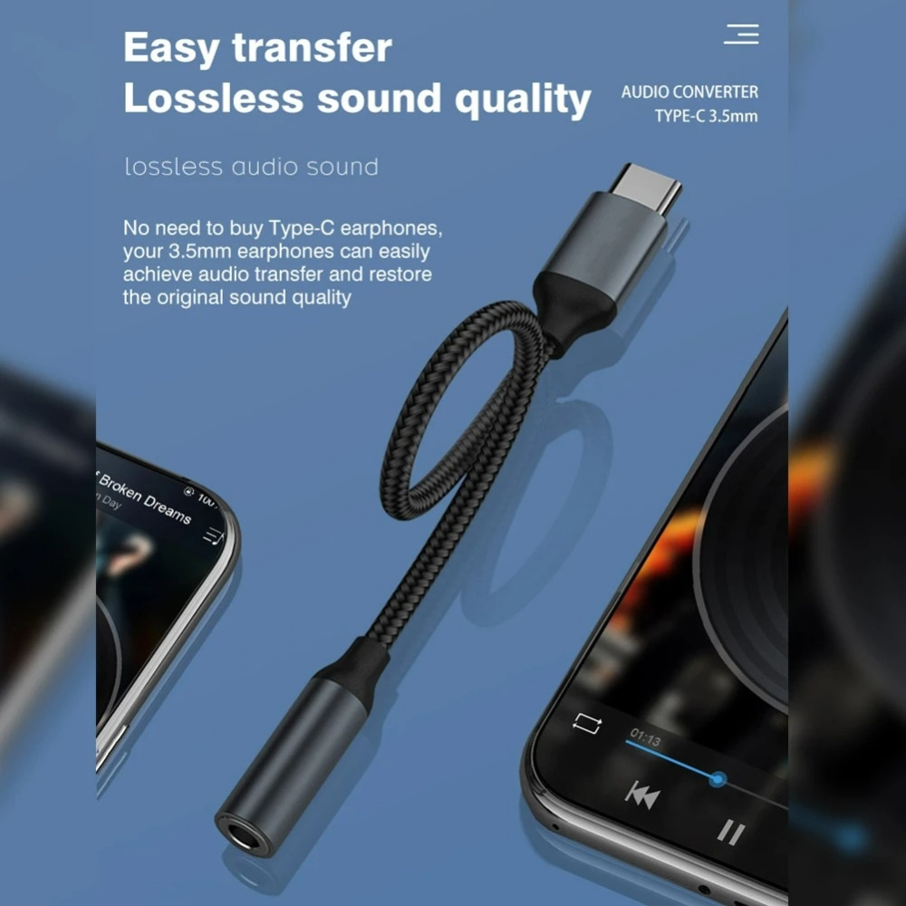 USB Type C To 3.5mm Audio Adap - Audiophile Headphone Wired incelemesi ve fiyatı