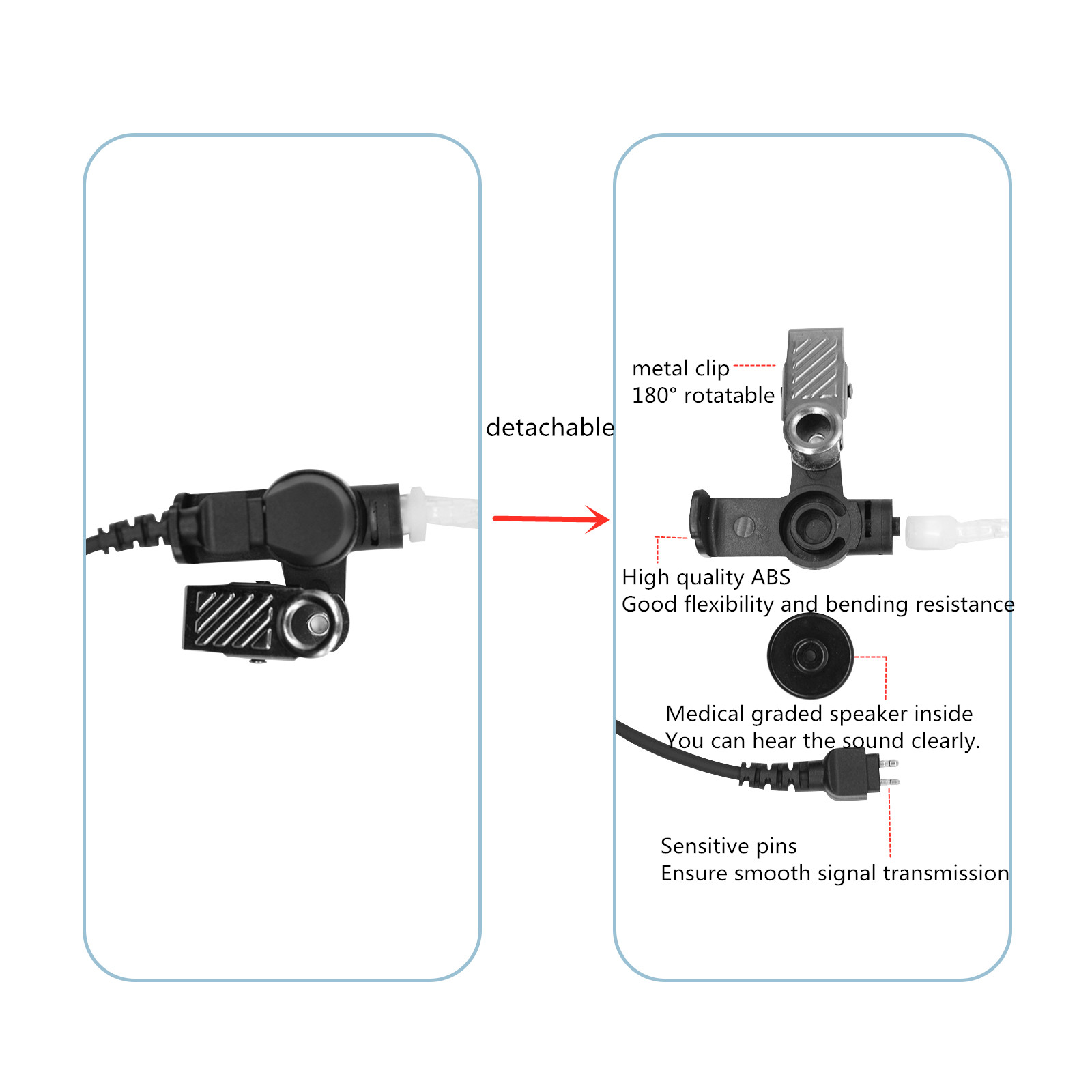 Earpiece Surveillance Kit, Wal - Wired Earphone Mic incelemesi ve fiyatı