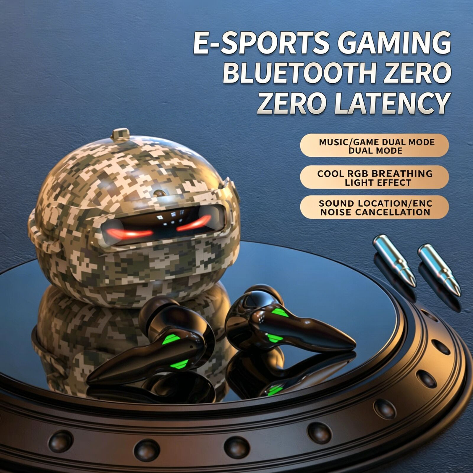 Helmet Style Gaming  Wireless  - Gaming Headset Rgb incelemesi ve fiyatı