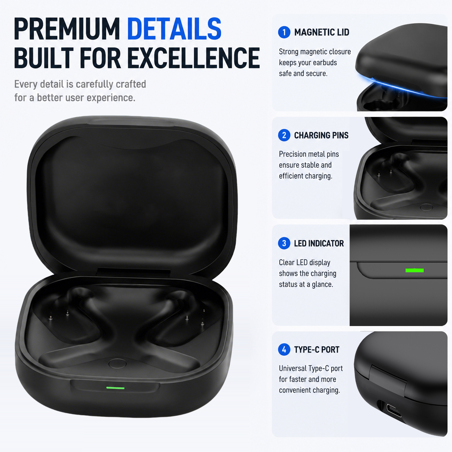Replacement Charging Case For  - Earbuds Charging Case incelemesi ve fiyatı
