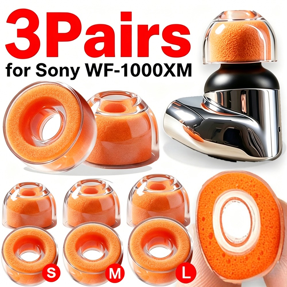 1-3Pairs for Sony WF-1000XM6/5 - Earphone Foam Tip incelemesi ve fiyatı