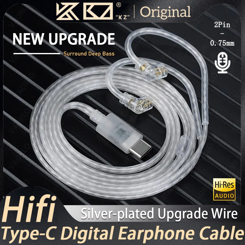 KZ Earphones Type-c 2PIN Cable - Wired Earphone Mic incelemesi ve fiyatı