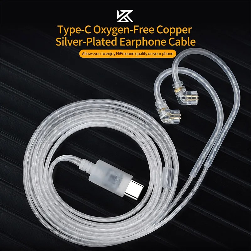 KZ Earphones Type-c 2PIN Cable - Wired Earphone Mic incelemesi ve fiyatı